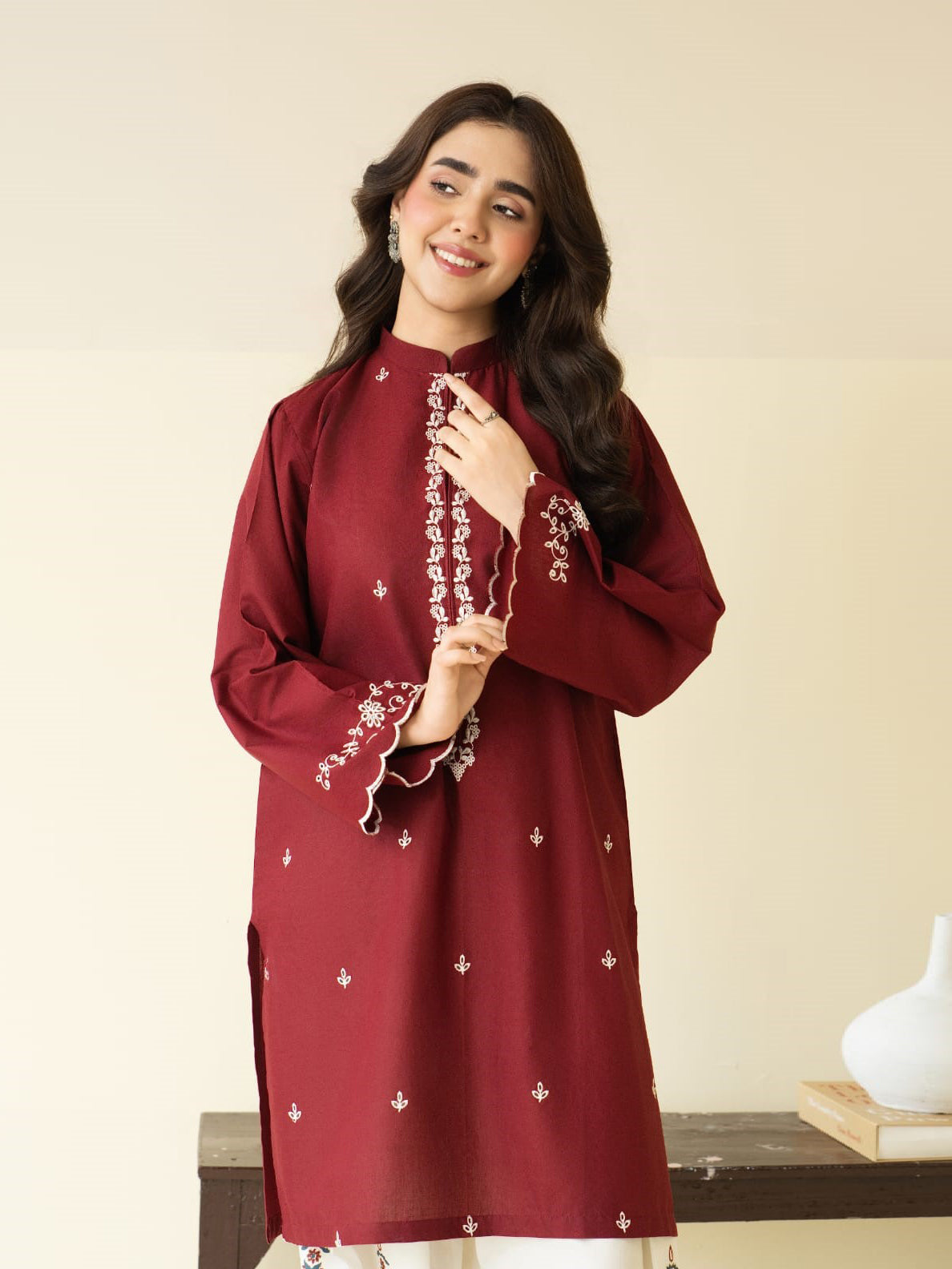 ARZO โ Heavy Embroidered 2-Piece Dress (Farshi Shalwar)