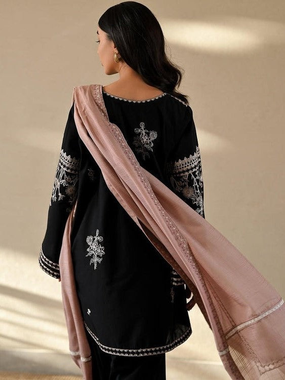 Zaib β Luxury Embroidered Co-Ord Set with Farshi Plazo