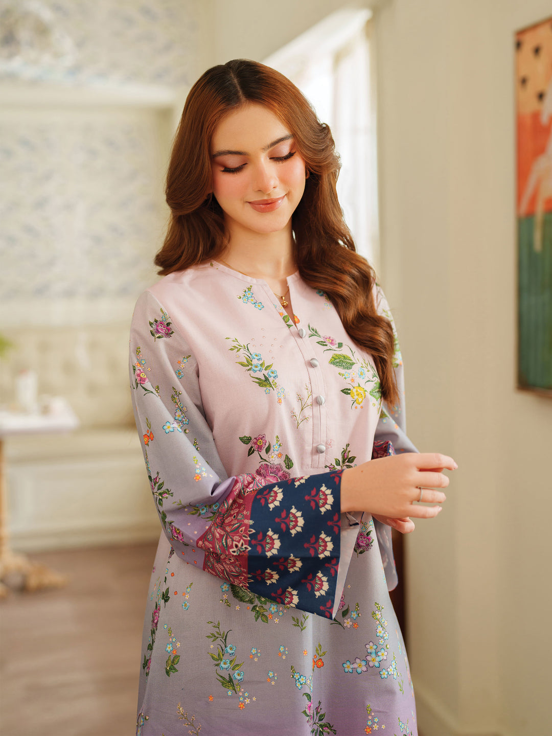 Rose Berry β Digital Printed Co-Ord Set (Stitched)