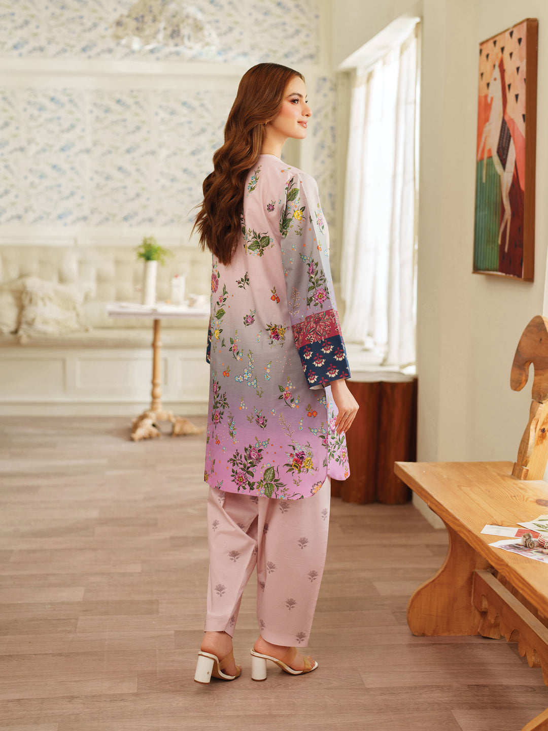 Rose Berry β Digital Printed Co-Ord Set (Stitched)