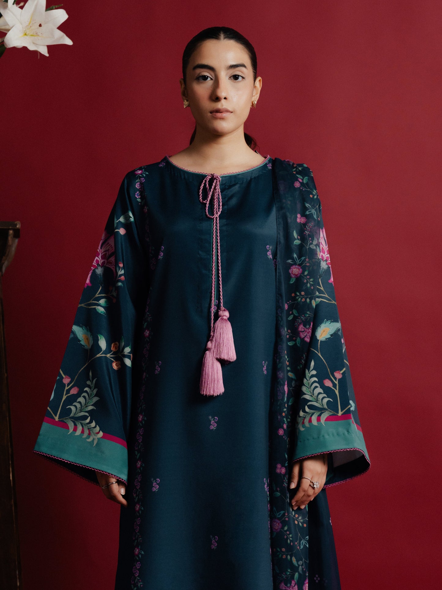Shab-e-Ghum β Printed 3-Piece Dress (Stitched)