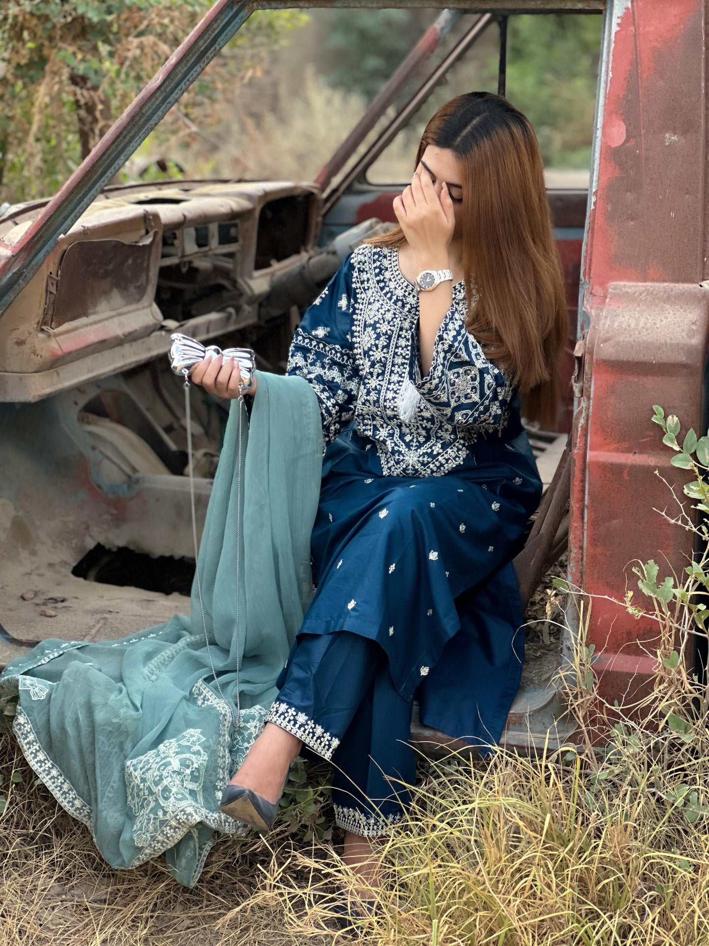 ZARA β Timeless Embroidered 3-Piece Set