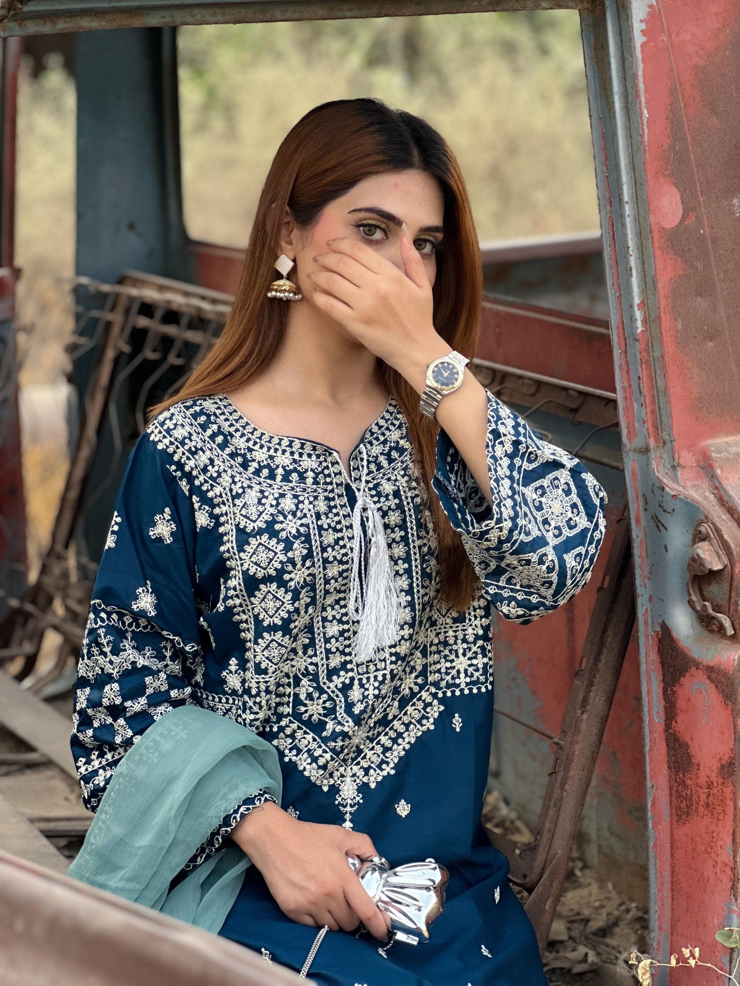 ZARA β Timeless Embroidered 3-Piece Set