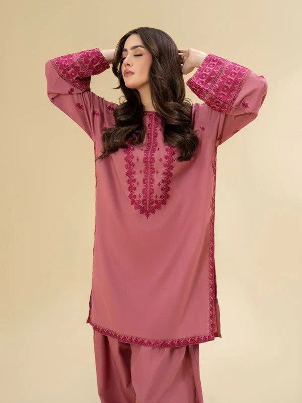 Ruby Pink β 2-Piece Set with Farshi Shalwar