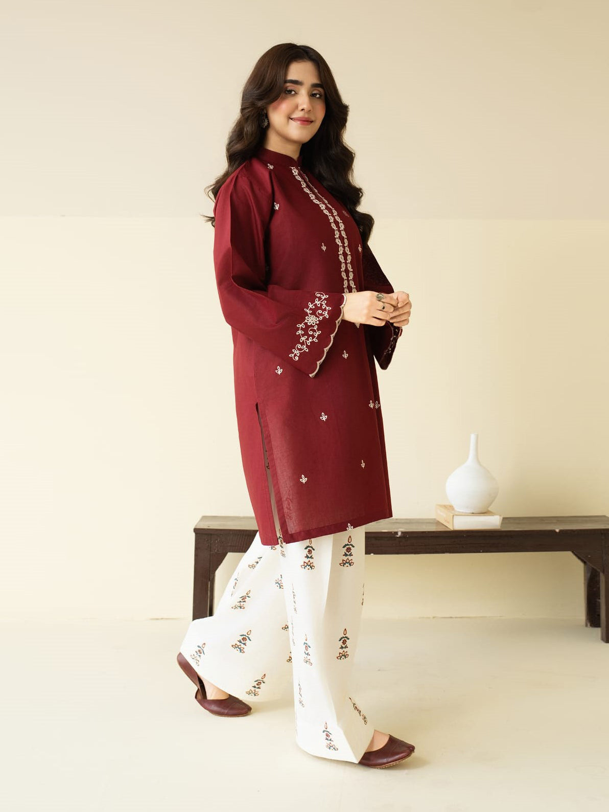 ARZO โ Heavy Embroidered 2-Piece Dress (Farshi Shalwar)