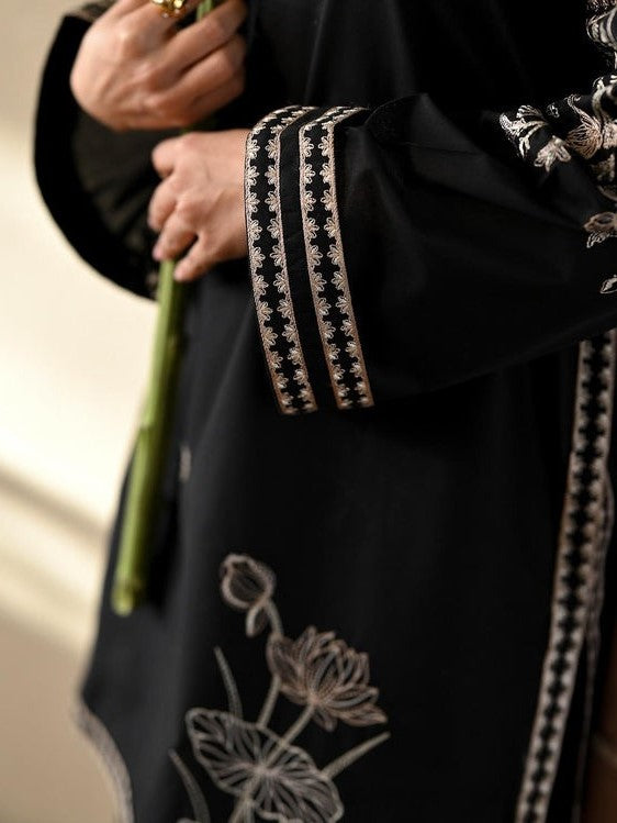 Zaib β Luxury Embroidered Co-Ord Set with Farshi Plazo