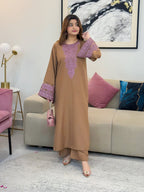 Mauve Aura – Luxury Embroidered Suit