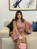 Mauve Aura – Luxury Embroidered Suit