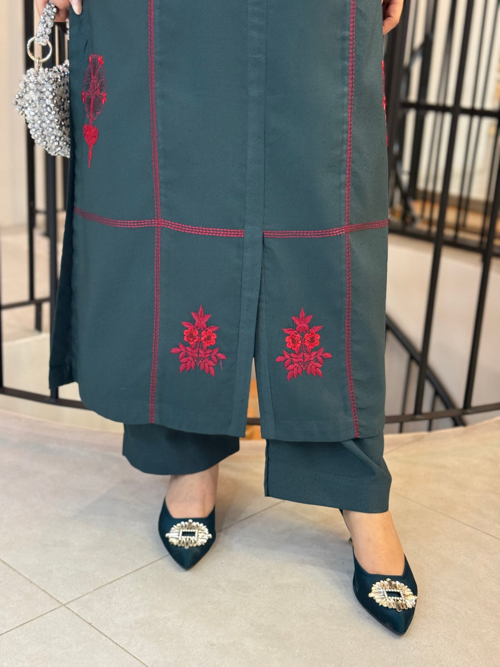 Dani Embroidery – 2PC Stitched Suit