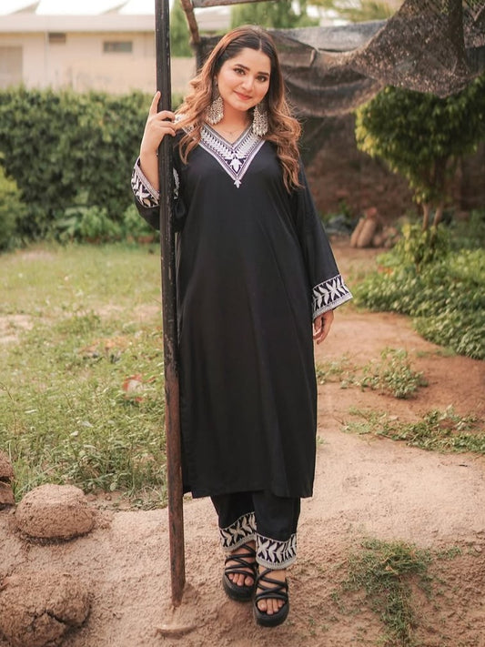 Warda – Embroidered Summer China Lawn 2-Piece Set
