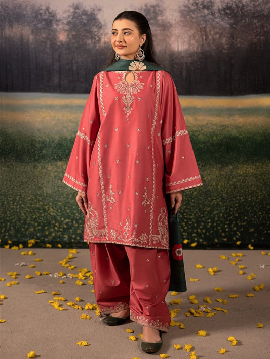 Jannat – Embroidered Short Lawn Shirt with Farshi Salwar (2-Piece Set)