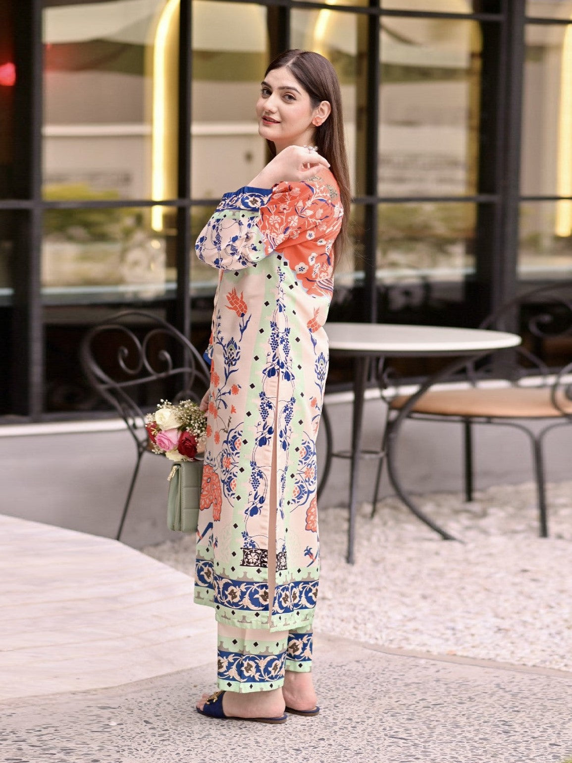 Rukhsaar – Sublimation Printed 2-Piece Stitched Set