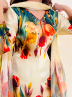 Inaya – Elegant Printed 3-Piece Suit