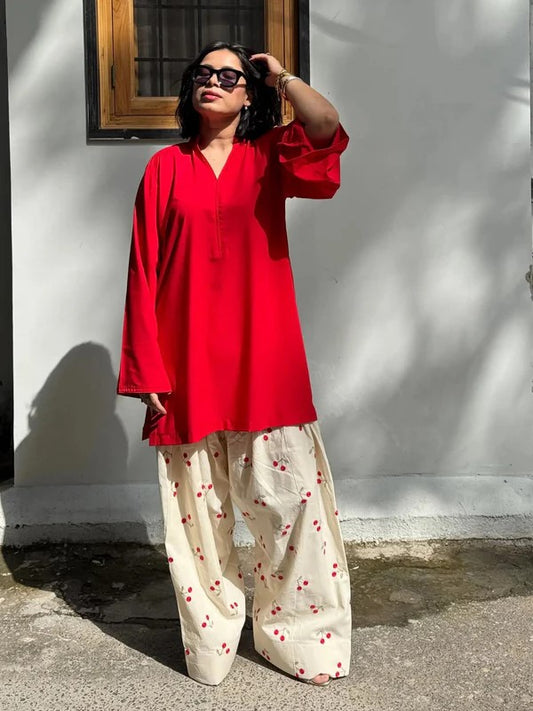 Mahi – 2-Piece Lawn Set with Farshi Shalwar