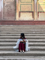 Noor-e-Maroon Embroidered 3 Piece Suit with Organza Dupatta