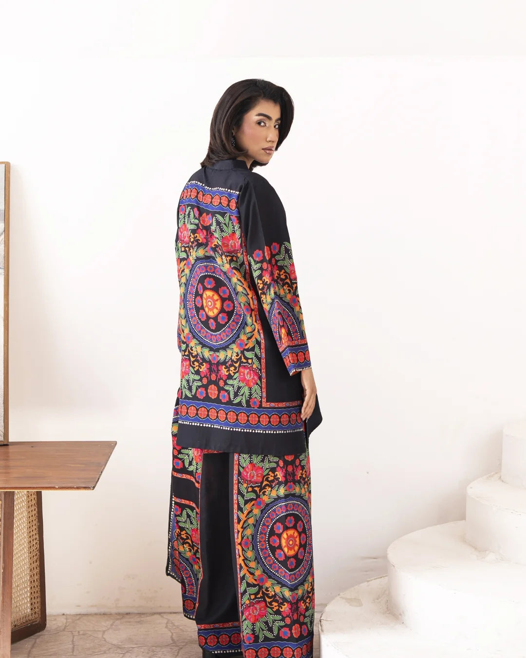 Sumbul – Vibrant Ethnic Co-Ord Set (With Mini Stolar)
