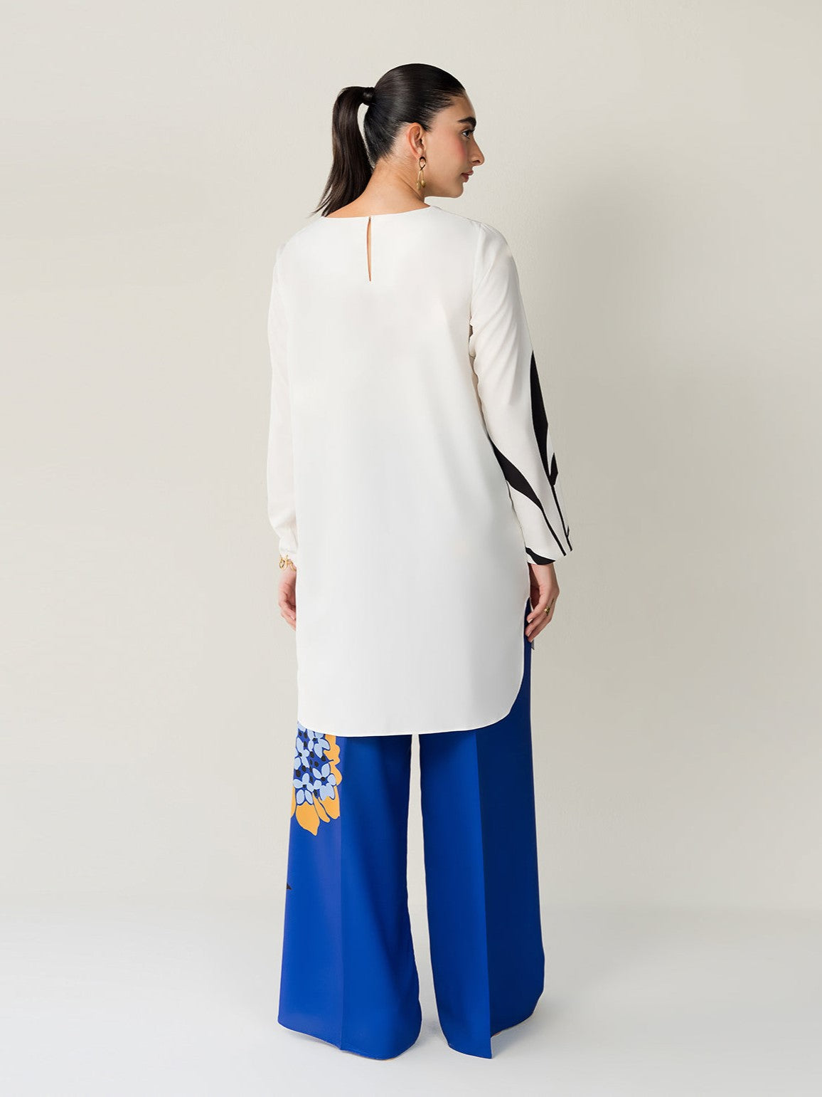 Blue Mirage – Floral Co-Ord Set (2-Piece)