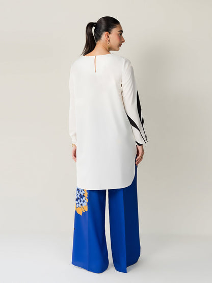 Blue Mirage – Floral Co-Ord Set (2-Piece)