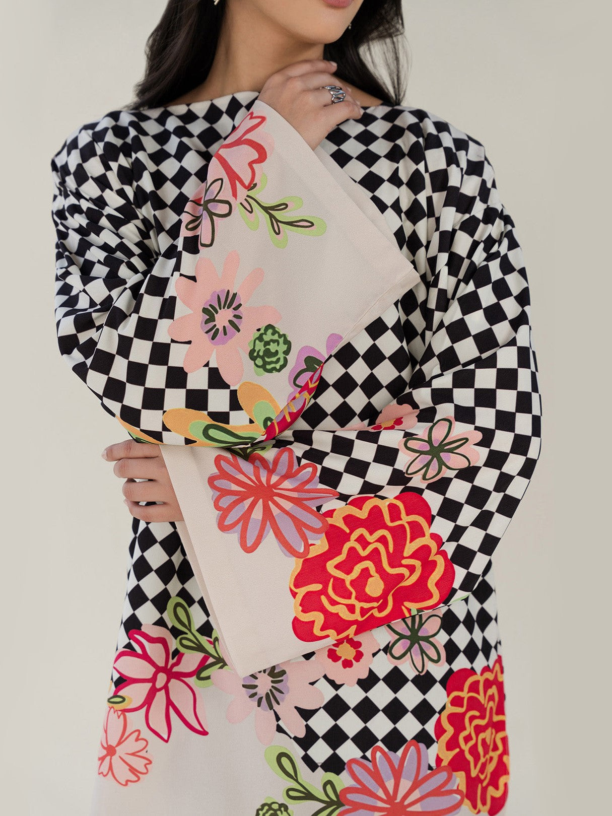 Floral Chess – Printed Co-Ord Set