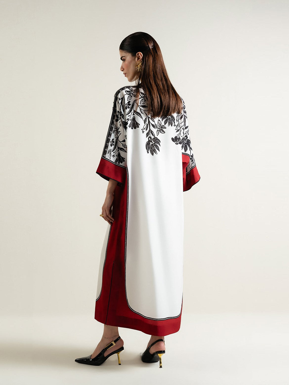 Daenar – Batwing Digital Printed 3-Piece Dress (Stitched)