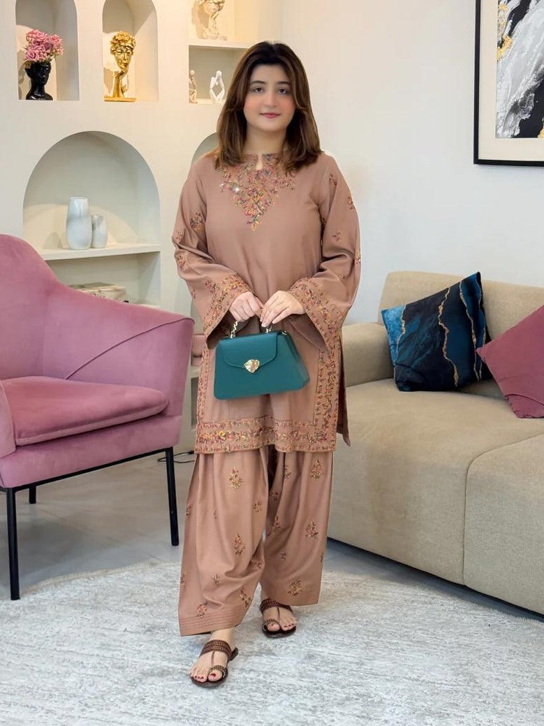 FEFA – Luxury Multi Embroidered 2-Piece Set (Stitched)