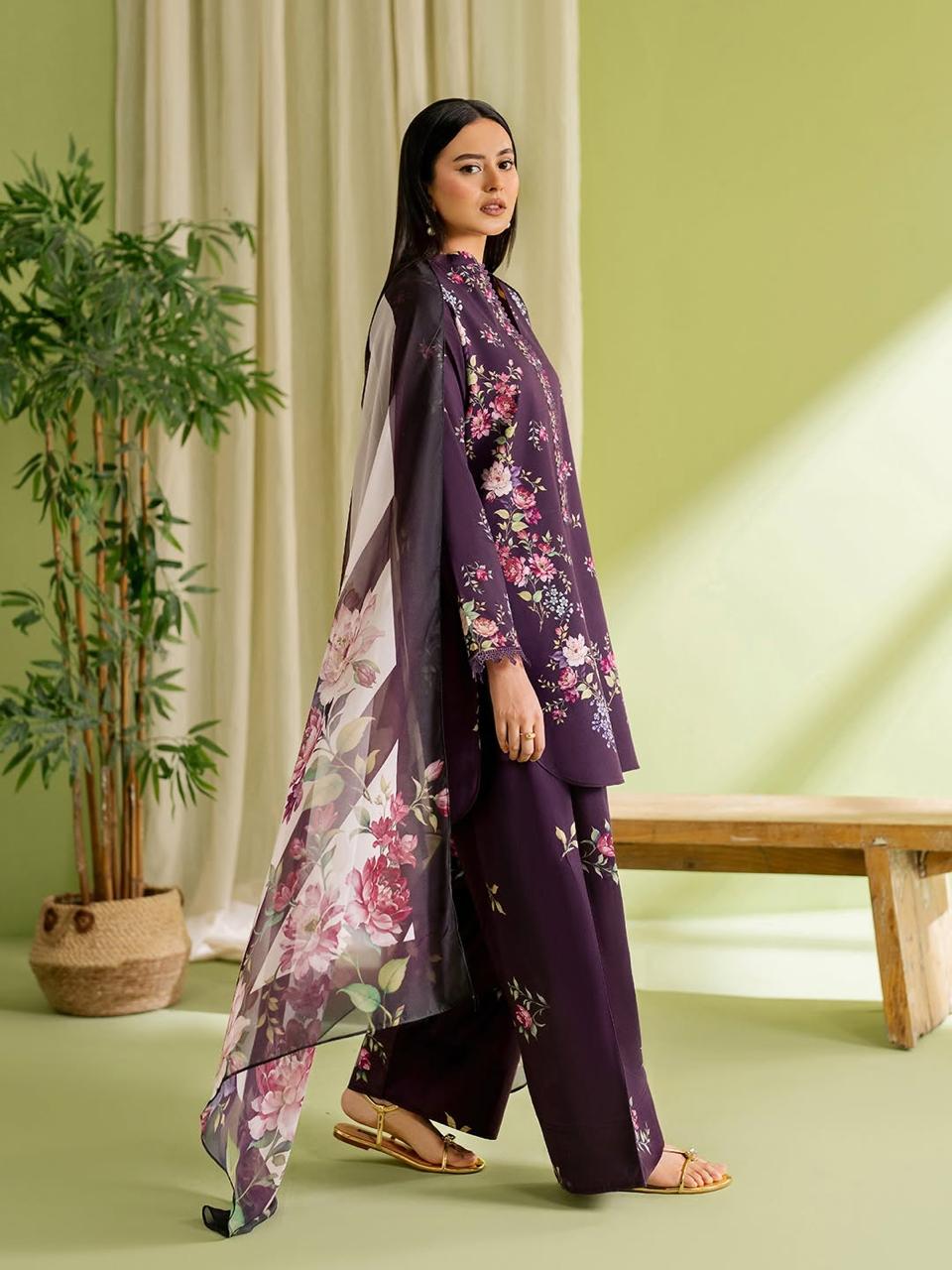 Jahan Digital 3PC (Farshi Shalwar)