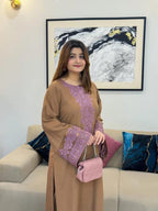 Mauve Aura – Luxury Embroidered Suit