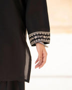 Black Pearl Embroidered Co-Ord