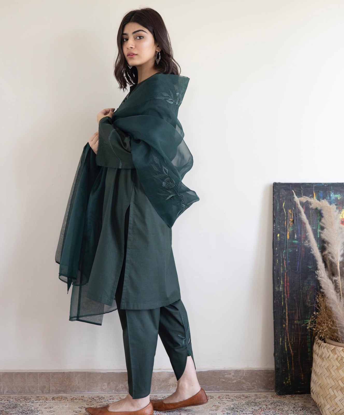 Sahiba Embroidery 3 Piece Dress