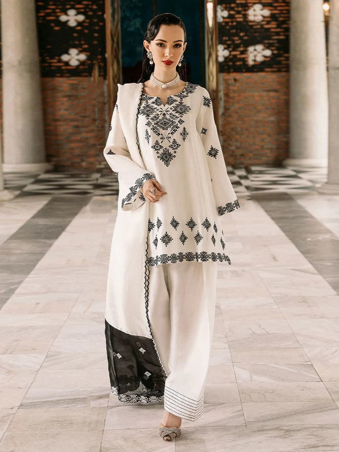 Juna – Dananeer Style Embroidered Lawn 3-Piece Set