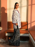 Mahira – Scarlet Touch Printed 3-Piece Suit