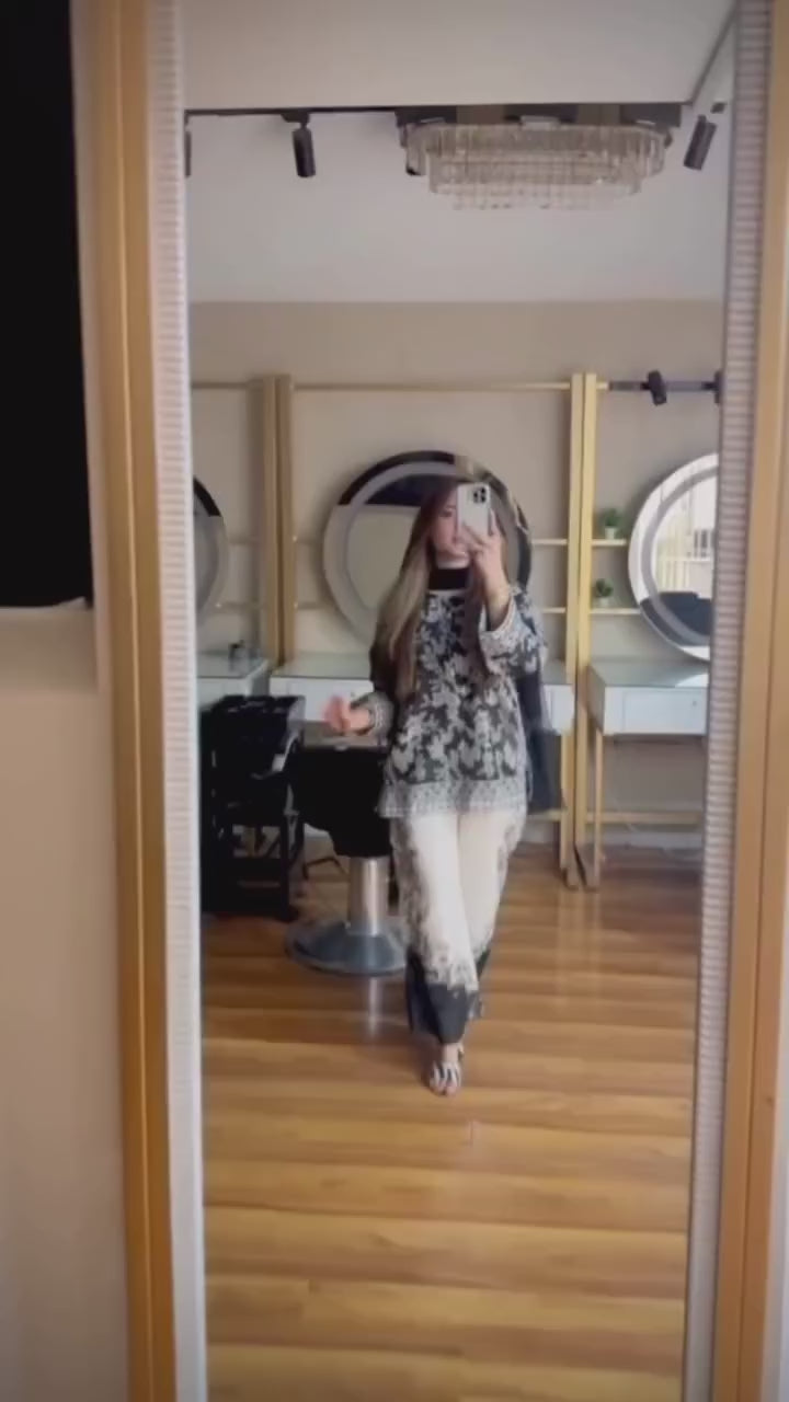 Dil-Ruba Digital Printed 2-Piece Suit