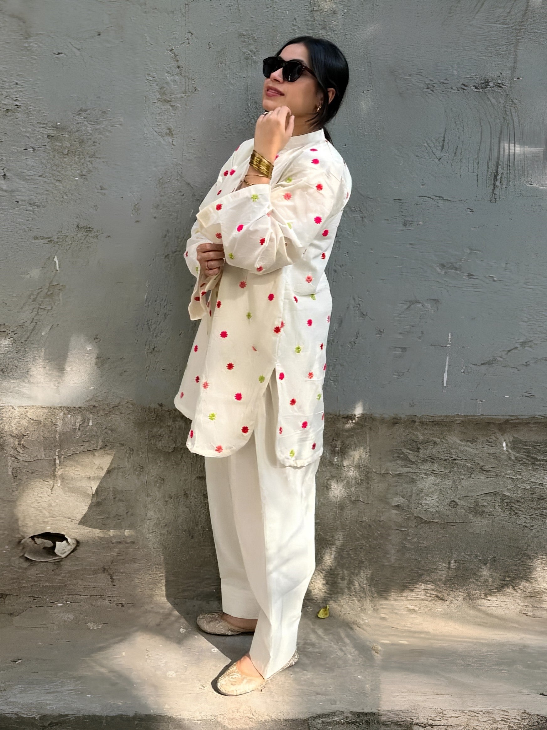 Heer – Luxury Embroidered Co-Ord Set (2-Piece)