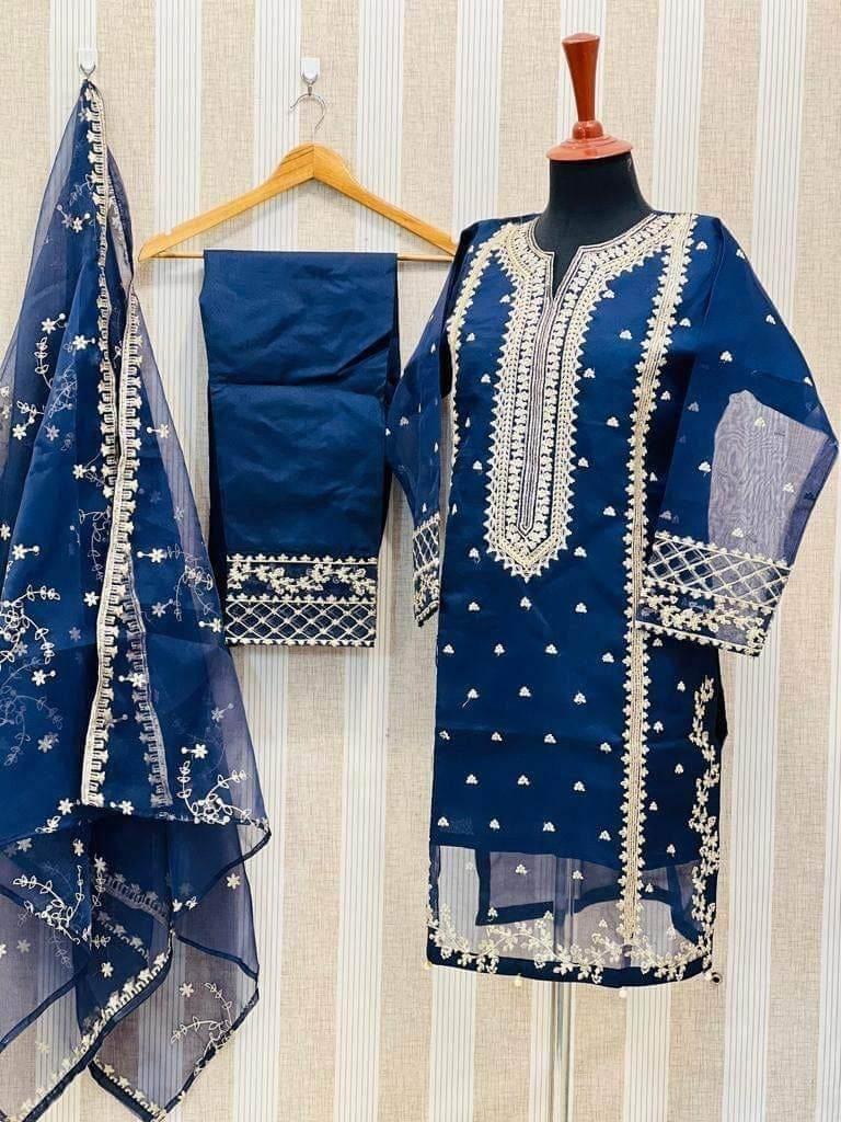 Tehzeeb Embroidered 3 Piece Stitched